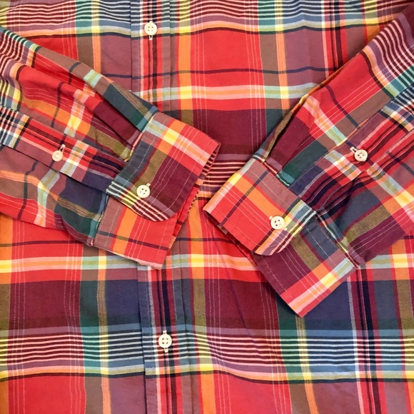 Ralph Lauren Plaid Button Front Shirt - Picture 6 of 8